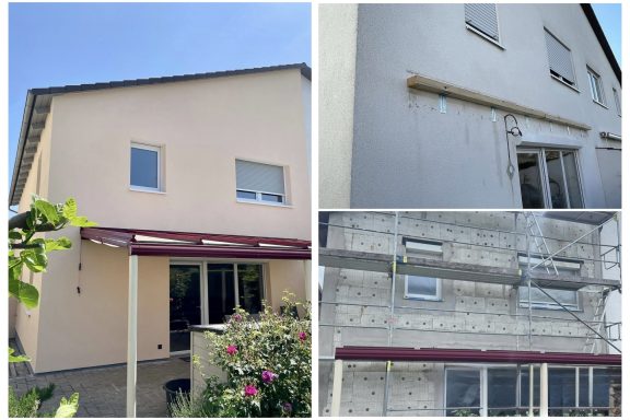 Wärmedämmung, WDVS, Armierung, außen putz, Farbgetaltung