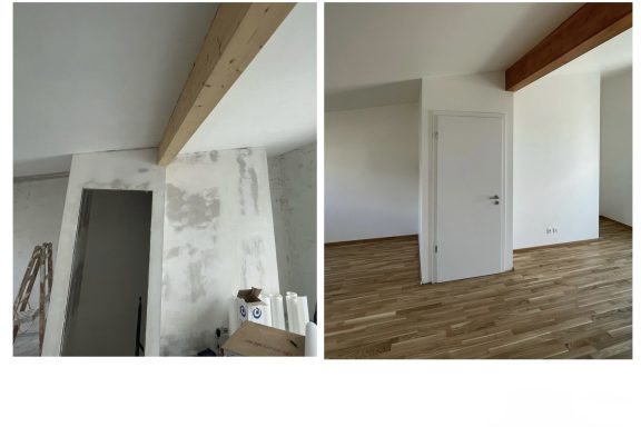 Spachtelarbeiten, Malerarbeiten